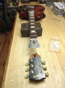 Read more about the article Gibson Les Paul – Headstock repair